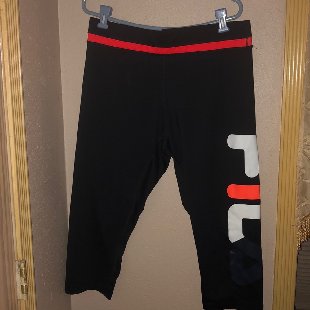 Fila Black cropped leggings